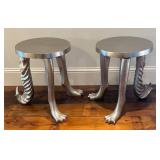 U - Pair of Pols Potten Wolf Stools