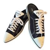MC - Prada Pointed Toe Sneaker Mules - Size 37