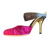 MC - Tom Ford for Gucci Velvet & Crocodile Heels - Size 7B