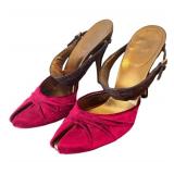 MC - Tom Ford for Gucci Velvet & Crocodile Heels - Size 7B