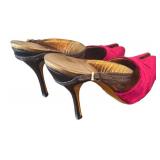 MC - Tom Ford for Gucci Velvet & Crocodile Heels - Size 7B