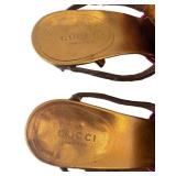 MC - Tom Ford for Gucci Velvet & Crocodile Heels - Size 7B