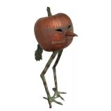 LL - Cast Iron Pumpkin 23" Tall Sculpture
