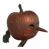 LL - Cast Iron Pumpkin 23" Tall Sculpture