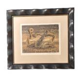 LL - Ralph Peplow "Driftwood" - Silk Screen in Colors Print Limited Edition 5/40