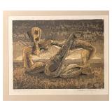 LL - Ralph Peplow "Driftwood" - Silk Screen in Colors Print Limited Edition 5/40