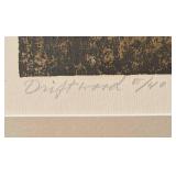 LL - Ralph Peplow "Driftwood" - Silk Screen in Colors Print Limited Edition 5/40