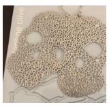 LL - Daphne Olive Skull Earrings