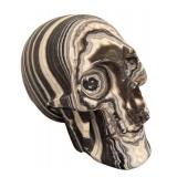LL - Marble Skull with Jackula the Vampire Dog Book & 25 Jonathan Wright Bookplates