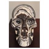 LL - Marble Skull with Jackula the Vampire Dog Book & 25 Jonathan Wright Bookplates