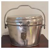 LL - GV Oval Lidded Ice Metal Bucket with Lid