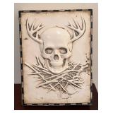 LL - Sid Dickens Skull Plaque Memory Block, The Book of Skulls Book & Skull Candles