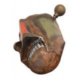 LL - Abstract Metal Head Sculpture
