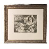 LLR - Dutchess 1965 Etching by William Gropper