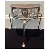 LL - Petite Vintage Metal Accent Table