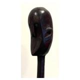 LL - Nyamwezi 60in Wooden Stick Figure - Tanzanian Tribal Water-Divination Carving