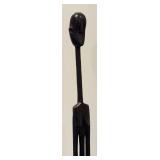 LL - Nyamwezi 60in Wooden Stick Figure - Tanzanian Tribal Water-Divination Carving