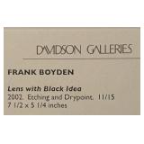 Lens with Black Idea Print by Frank Boyden