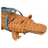 LL - Kate Spade New York Swamped 3D Wicker Alligator Handbag