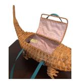 LL - Kate Spade New York Swamped 3D Wicker Alligator Handbag