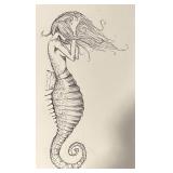 LL - Seahorse Drawing