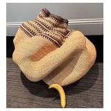 LLR - Baba Tree Basket Company Bolga Basket - Handwoven, Natural dye, Ghana