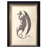 LL - "Puff" Artist Proof Print - Dragon Silhouette