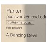LL - "A Dancing Devil" Original Artwork by Parker Boisvert
