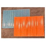LL - Two Vibrant Wooden Mats