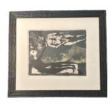 LLR - Untitled Lithograph Self Portrait Limited Edition Print by Federico Castellon