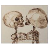 LL - Either/Or No.4 Original Artwork - Skeleton Kiss Original Artwork