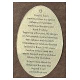 LL - Coral & Tusk Embroidered Wall Decor