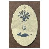 LL - Coral & Tusk Embroidered Wall Decor