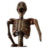 LLC - Set of 4 Metal Skeleton & Skull Sculptures