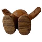 LLC - Signed Artesian Vase & Blamo Hug Wood Figurine