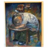 LL - "Borracho Soñador" - Oil Painting on Canvas