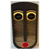 LLC - Modern African Mask Wall Decor - Wood/Metal/Formica