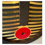 LLC - Modern African Mask Wall Decor - Wood/Metal/Formica