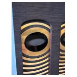 LLC - Modern African Mask Wall Decor - Wood/Metal/Formica