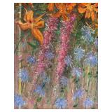 LL - Michael Lokensgard Orange Lilies - Original Floral Canvas Painting