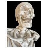 G - Skeleton Bust with Hands - Wall-Hanging Resin Sculpture