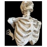 G - Skeleton Bust with Hands - Wall-Hanging Resin Sculpture