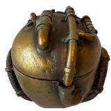 LLC - Pacific Giftware Steampunk Skull Trinket Box with Six Mini Metal Skulls