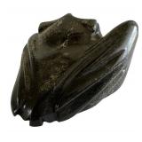 LLC - Joanasie Manning Owl Sculpture - Cape Dorset Serpentine