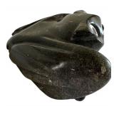 LLC - Joanasie Manning Owl Sculpture - Cape Dorset Serpentine