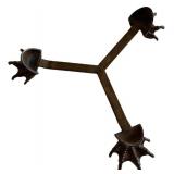 LLC - Claw Foot Metal Pot Stand - 16-inch Diameter - Holds 9-inch Pot