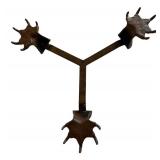 LLC - Claw Foot Metal Pot Stand - 16-inch Diameter - Holds 9-inch Pot