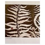 K - Ferns and Fiddleheads by Tallmadge Doyle Signed and Numbered (10/17 Ed. Var) Line Etching & Aquatint