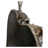 LLC - Set of Three Artisan Crafted Flying Hearts with Wings - Metal Decor