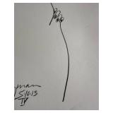 K - Brant Kingman - One-Line Figure Study, Signed and Dated